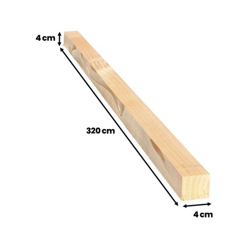 Tasseau De Bois - 3.2 M En 4 X 4 Cm