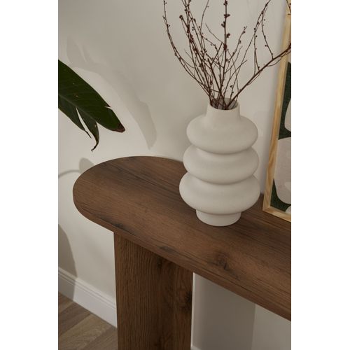 Table Console En Bois "sira" - 35 X 150 X 75 Cm - Noyer