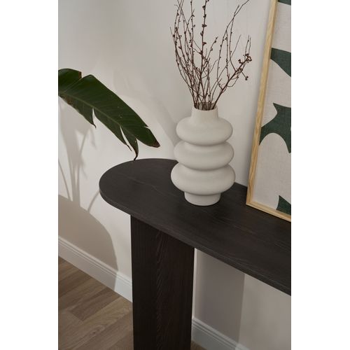 Table Console En Bois "sira" - 35 X 150 X 75 Cm - Lumière Noire