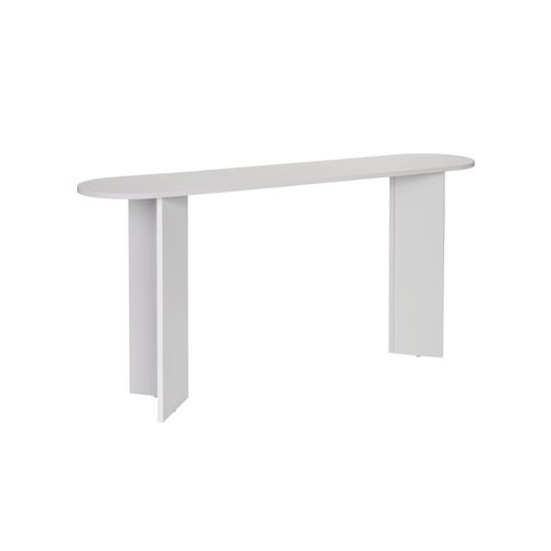 Table Console En Bois "sira" - 35 X 150 X 75 Cm - Blanc