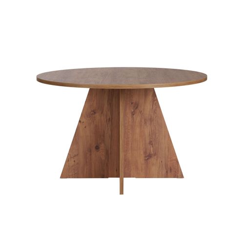 Table à Manger En Bois "virella" - 120 X 120 X 75 Cm - Pin Atlantique
