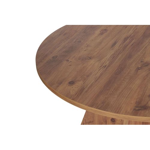 Table à Manger En Bois "virella" - 120 X 120 X 75 Cm - Pin Atlantique