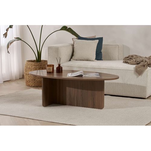 Table Basse En Bois "orba" - 120 X 65 X 40 Cm - Noyer