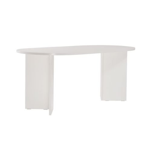 Table à Manger En Bois "sablin" - 180 X 89 X 75 Cm - Bois Blanc