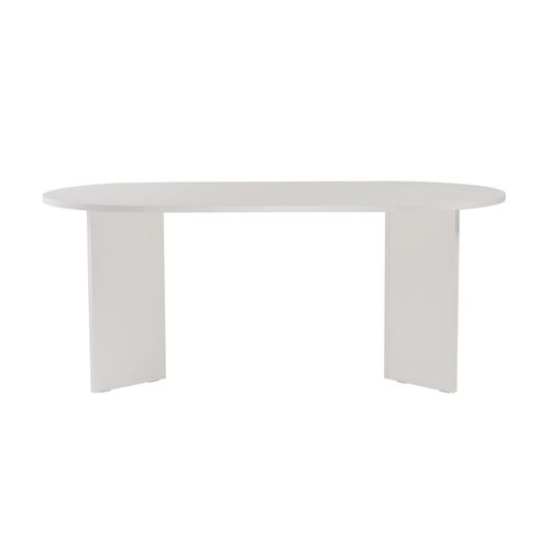 Table à Manger En Bois "sablin" - 180 X 89 X 75 Cm - Bois Blanc