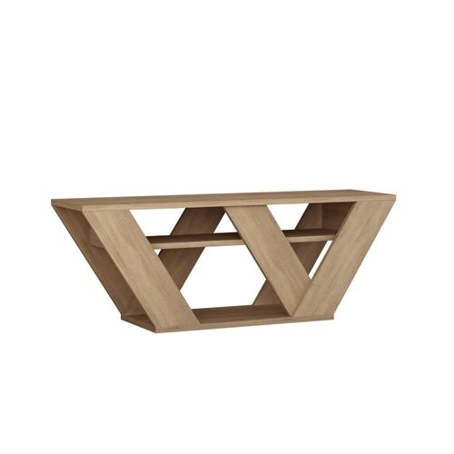 Meuble TV En Bois "pipralla" - 110 X 30 X 40 Cm - Chêne