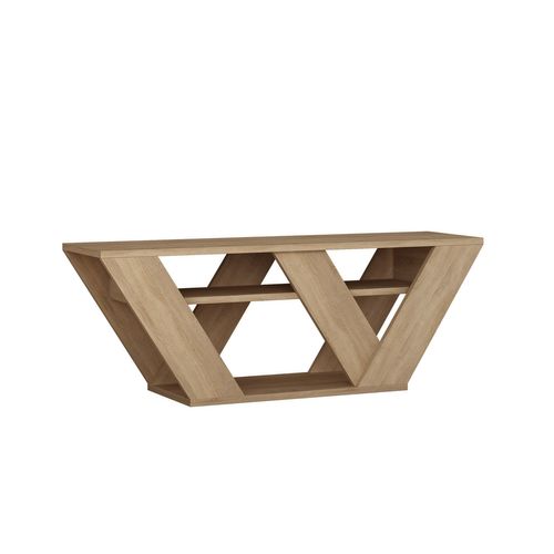 Meuble TV En Bois "pipralla" - 110 X 30 X 40 Cm - Chêne