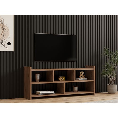 Meuble TV En Bois "pera" - 117 X 28 X 55 Cm - Pin Atlantique