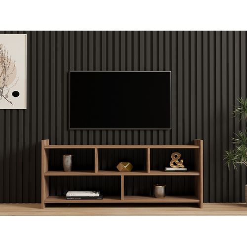 Meuble TV En Bois "pera" - 117 X 28 X 55 Cm - Pin Atlantique