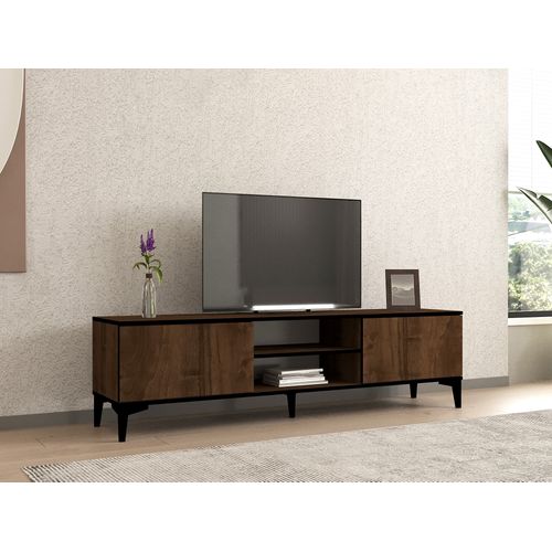 Meuble TV En Bois "erem" - 180 X 40 X 45 Cm - Noyernoir