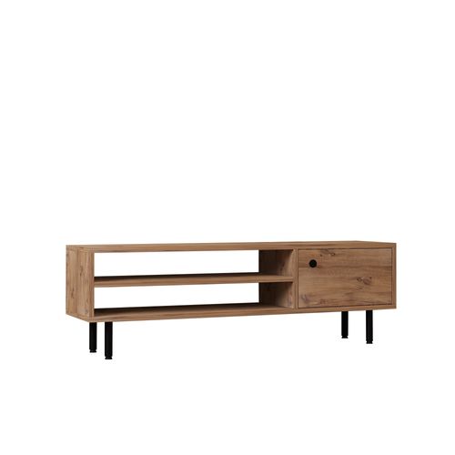 Meuble TV En Bois "avila" - 120 X 30 X 38 Cm - Pin Atlantique