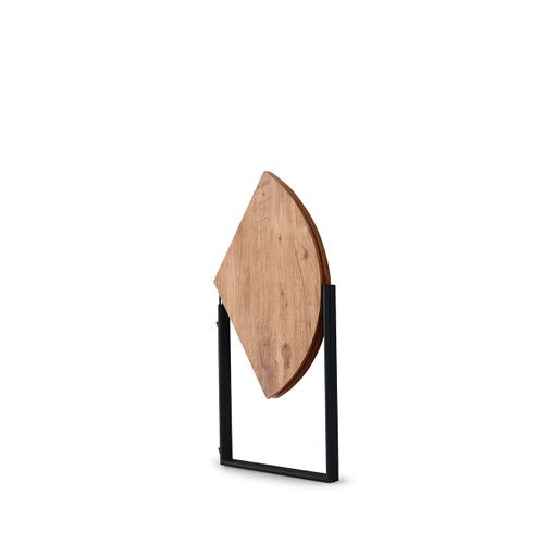 Table à Manger En Bois "yaprak" - 100 X 100 X 72 Cm - Pin Atlantique