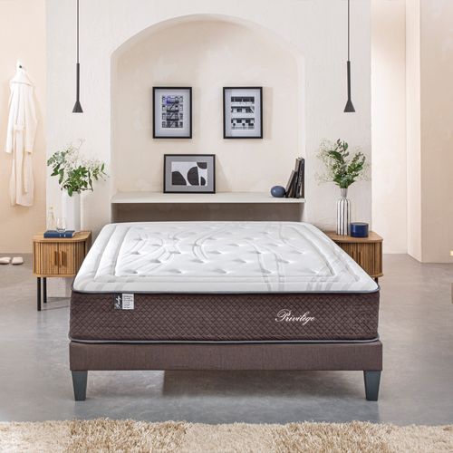 Matelas Ressorts Privilège 200x220 Cm Accueil Mousse Hypersoft
