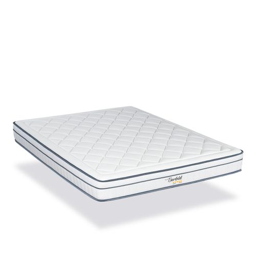 Pack Bartoldi 90x200 Cm Matelas Ressorts + Sommier Bois + Accessoires
