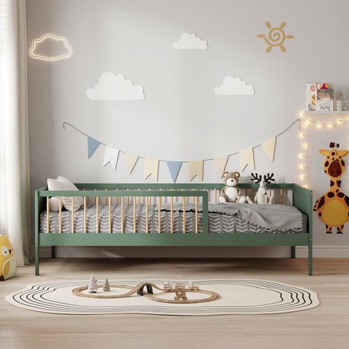 Barre De Lit 60cm Protège-Lit Réglable - Protection Anti-Chute Enfants - Rose - 5 Hauteurs