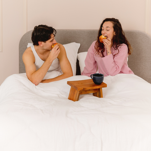 Lit Coffre Nova Tissu Gris 160x200cm