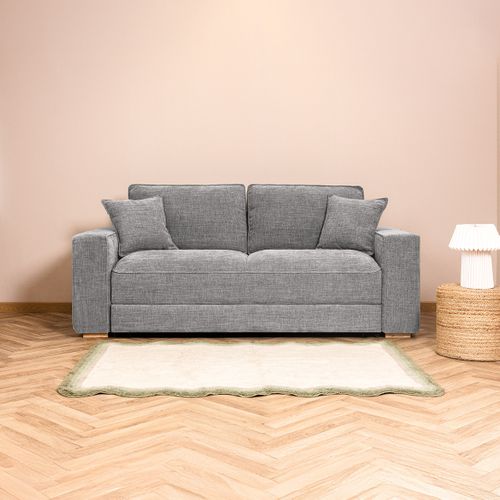Canapé 3 Places Convertible Housse Texturée Milo