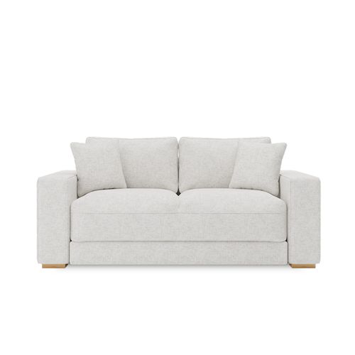 Canapé 3 Places Convertible Housse Texturée Milo Beige