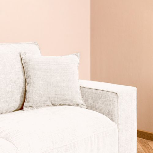 Canapé 3 Places Convertible Housse Texturée Milo Beige