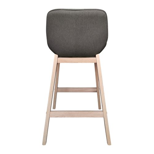 Lot De Chaises Mellow D'îlot Et Bar En Chêne Et Assise Tissu 65cm