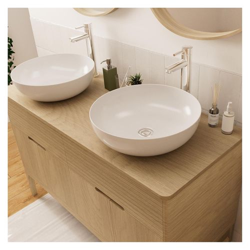 Meuble Double + Vasque + Robinet Alaska