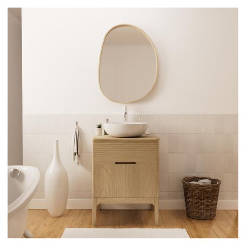 Meuble Vasque Robinet Et Miroir Alaska