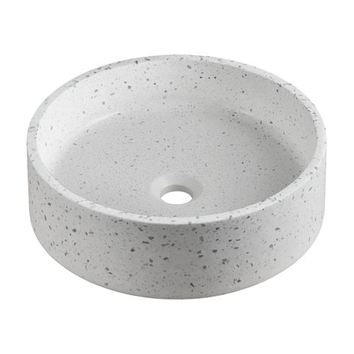 Vasque à Poser Ronde En Terrazzo 38cm