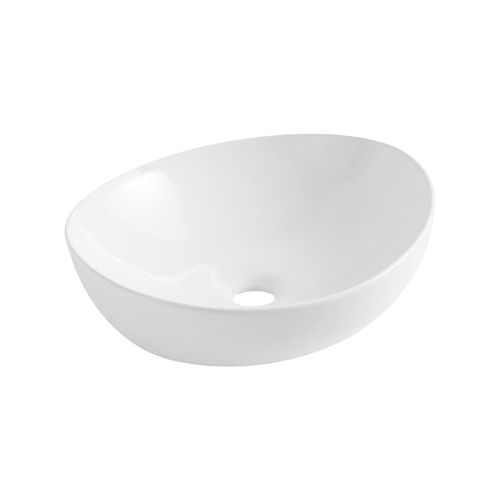 Vasque à Poser Ovale En Céramique 42x37cm Anna