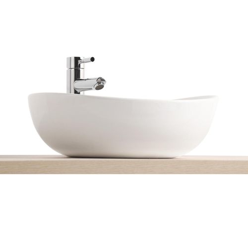 Vasque à Poser Ovale En Céramique 42x37cm Anna