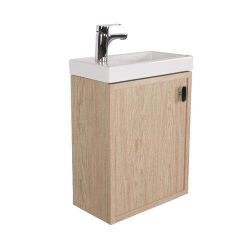 Meuble Lave-mains Décor Chêne Frame