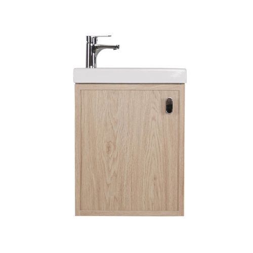 Meuble Lave-mains Décor Chêne Frame