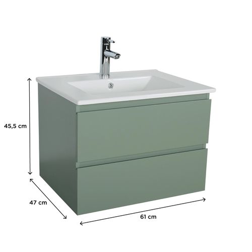 Meuble Simple Vasque 60cm Sorrento + Vasque