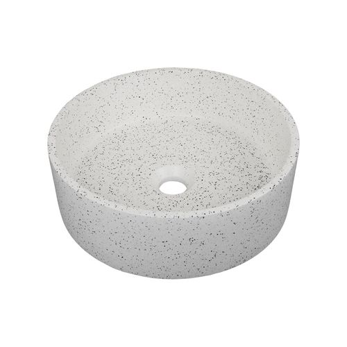 Vasque à Poser Ronde En Terrazzo 36cm