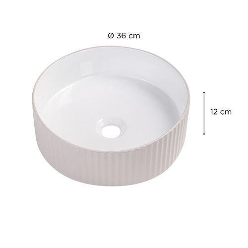 Vasque à Poser Ronde Nela 36 X 36 Cm