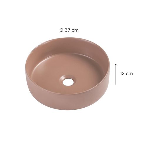 Vasque à Poser Ronde Diego 36x36cm