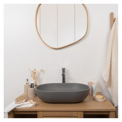 Vasque à Poser Ovale Flore 53x35cm