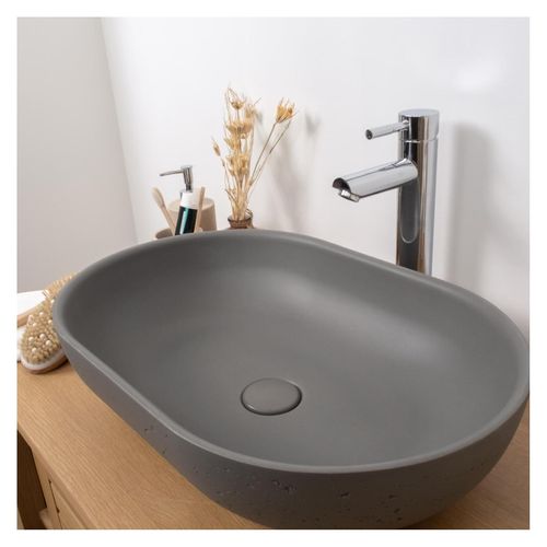 Vasque à Poser Ovale Flore 53x35cm