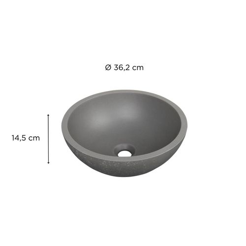 Vasque à Poser Bol Flore 36,2x36,2cm