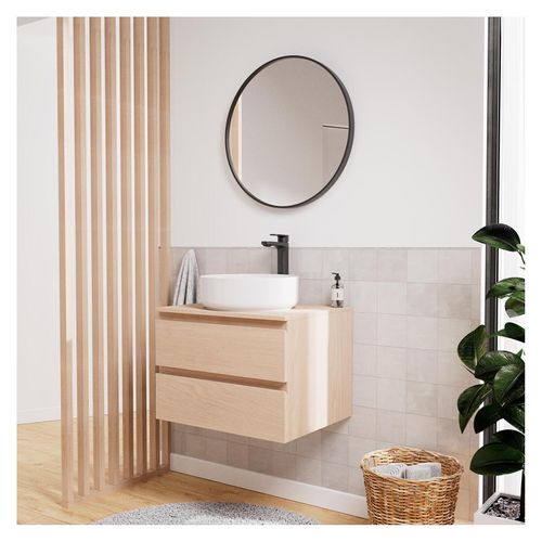 Ensemble Meuble Simple Vasque Sorrento 60 Cm + Vasque + Robinet