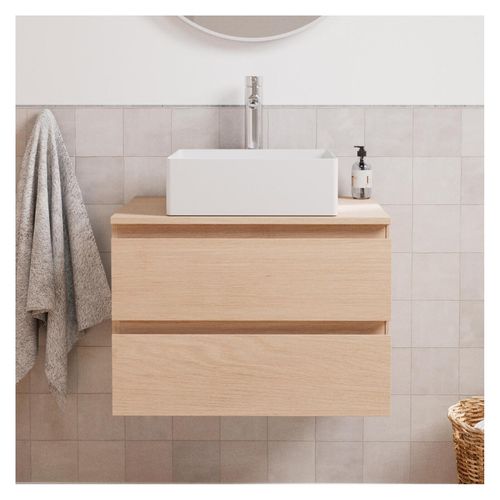 Ensemble Meuble Simple Vasque 60 Cm Sorrento + Vasque
