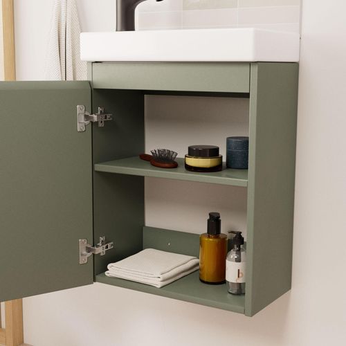 Meuble Lave-mains Lisa + Robinet Noir