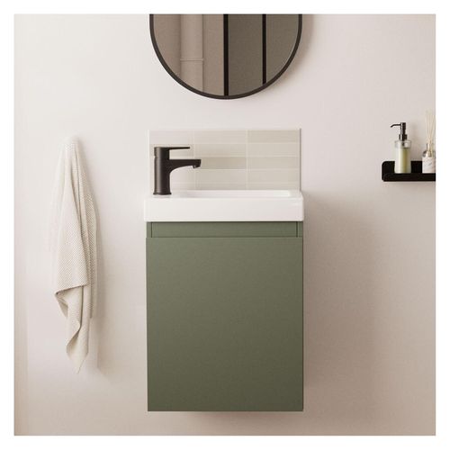 Meuble Lave-mains Lisa + Robinet Noir