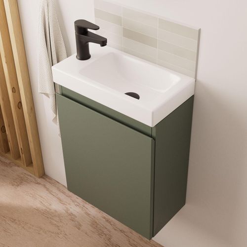 Meuble Lave-mains Lisa + Robinet Noir