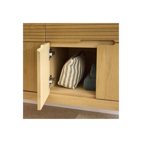 Ensemble Meuble Double Vasque Alaska 120cm + Vasque + Robinet + Miroir