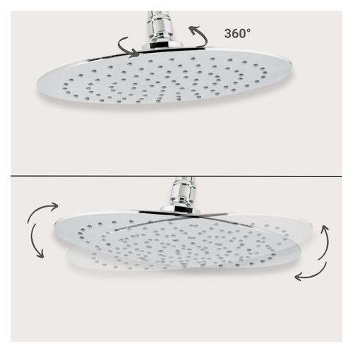 Tête De Douche Chromée Ronde Alvea