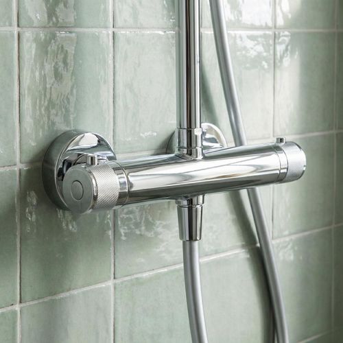 Colonne De Douche Ronde En Inox Bruma
