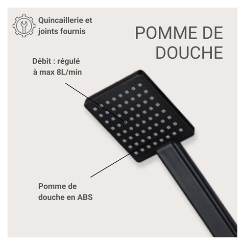 Douchette Rectangulaire 1 Jet Talma