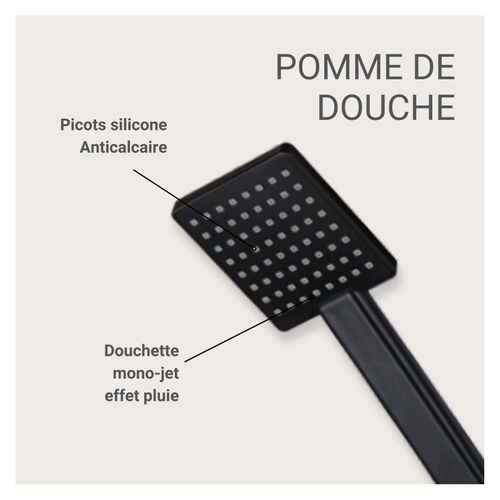 Douchette Rectangulaire 1 Jet Talma