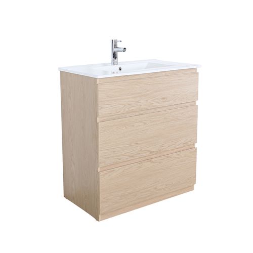 Meuble Simple Vasque Sorrento 80cm - Avec  Plan Vasque Céramique