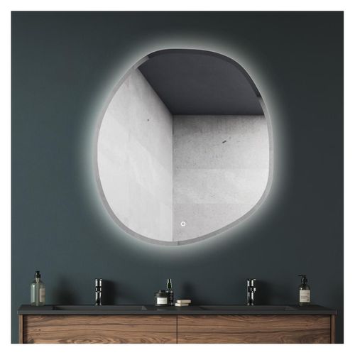 Miroir LED Organique à Bords Biseautés Fluea